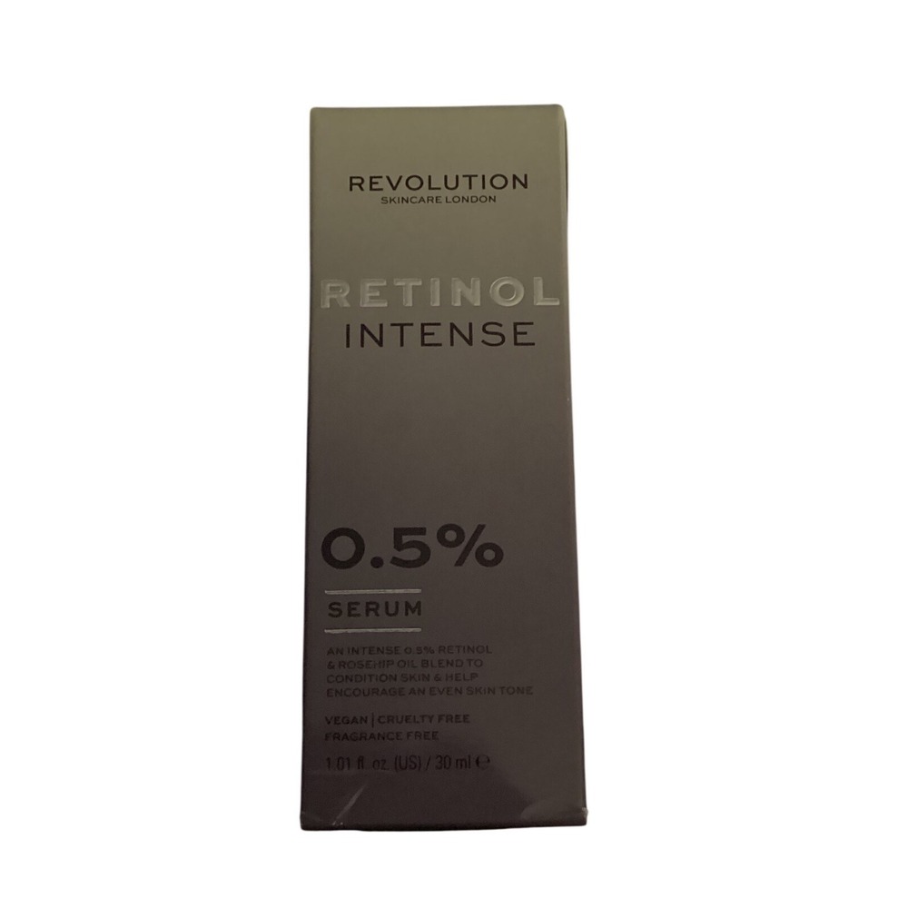 Revolution Skincare London Retinol‎ Intense 0.5% Serum 1.01 fl oz 30ml Vegan New